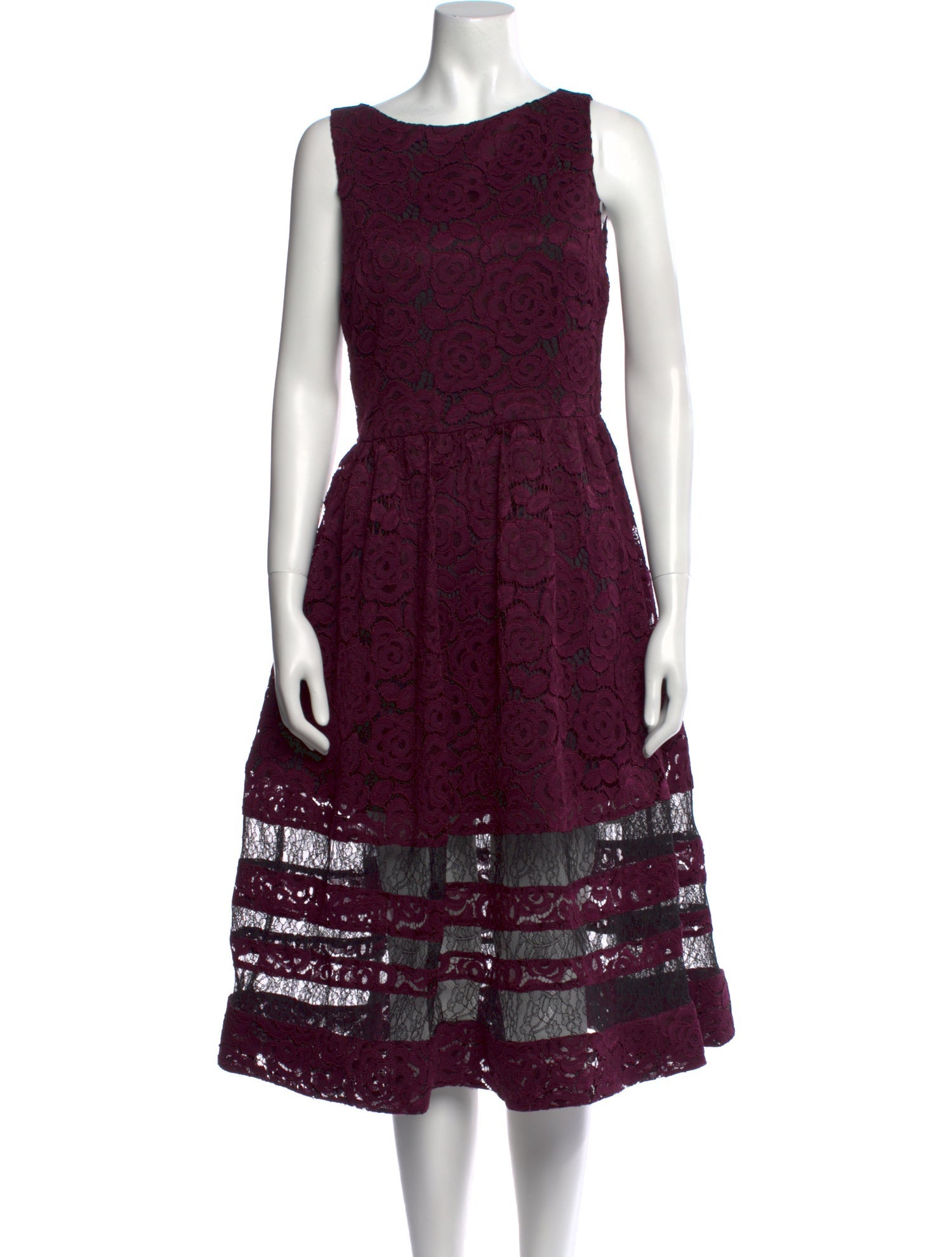 Alice + Olivia Nylon Midi Length Dress