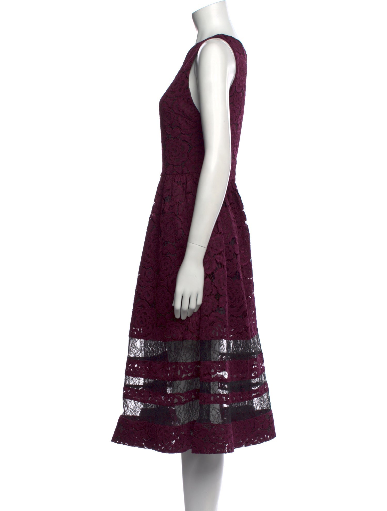 Alice + Olivia Nylon Midi Length Dress