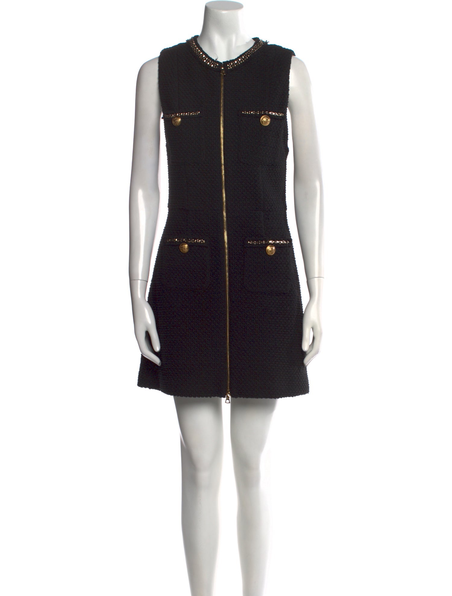 Alice + Olivia Crew Neck Mini Dress