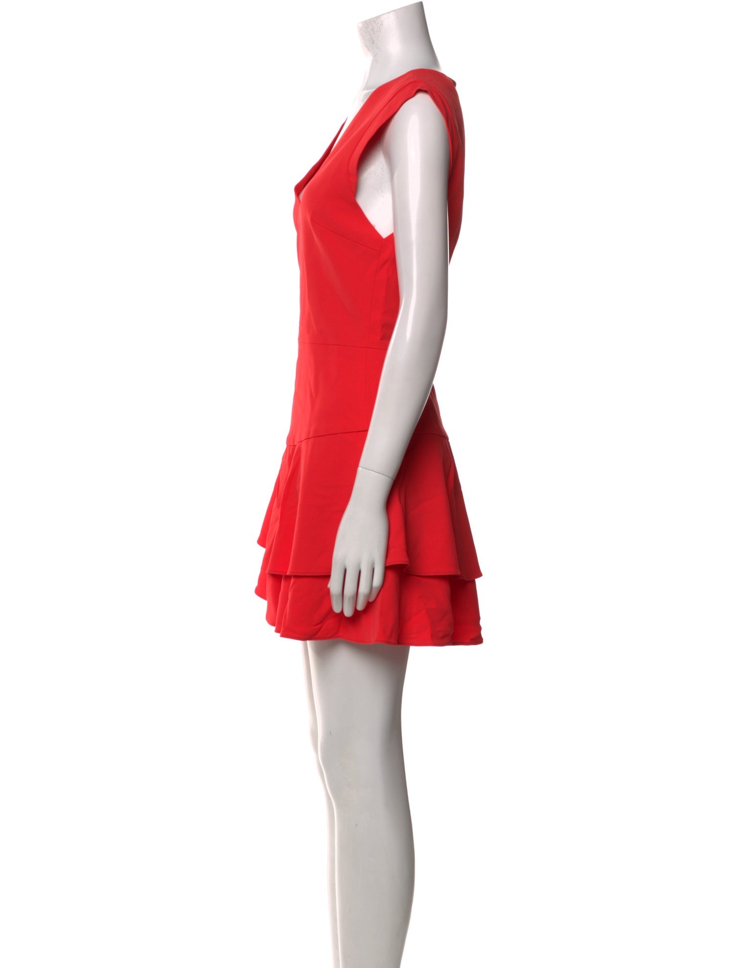 Alice + Olivia V-Neck Mini Dress