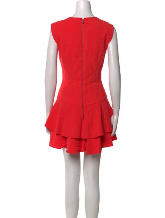 Alice + Olivia V-Neck Mini Dress
