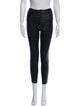 Alice + Olivia Lambskin Skinny Leg Pants