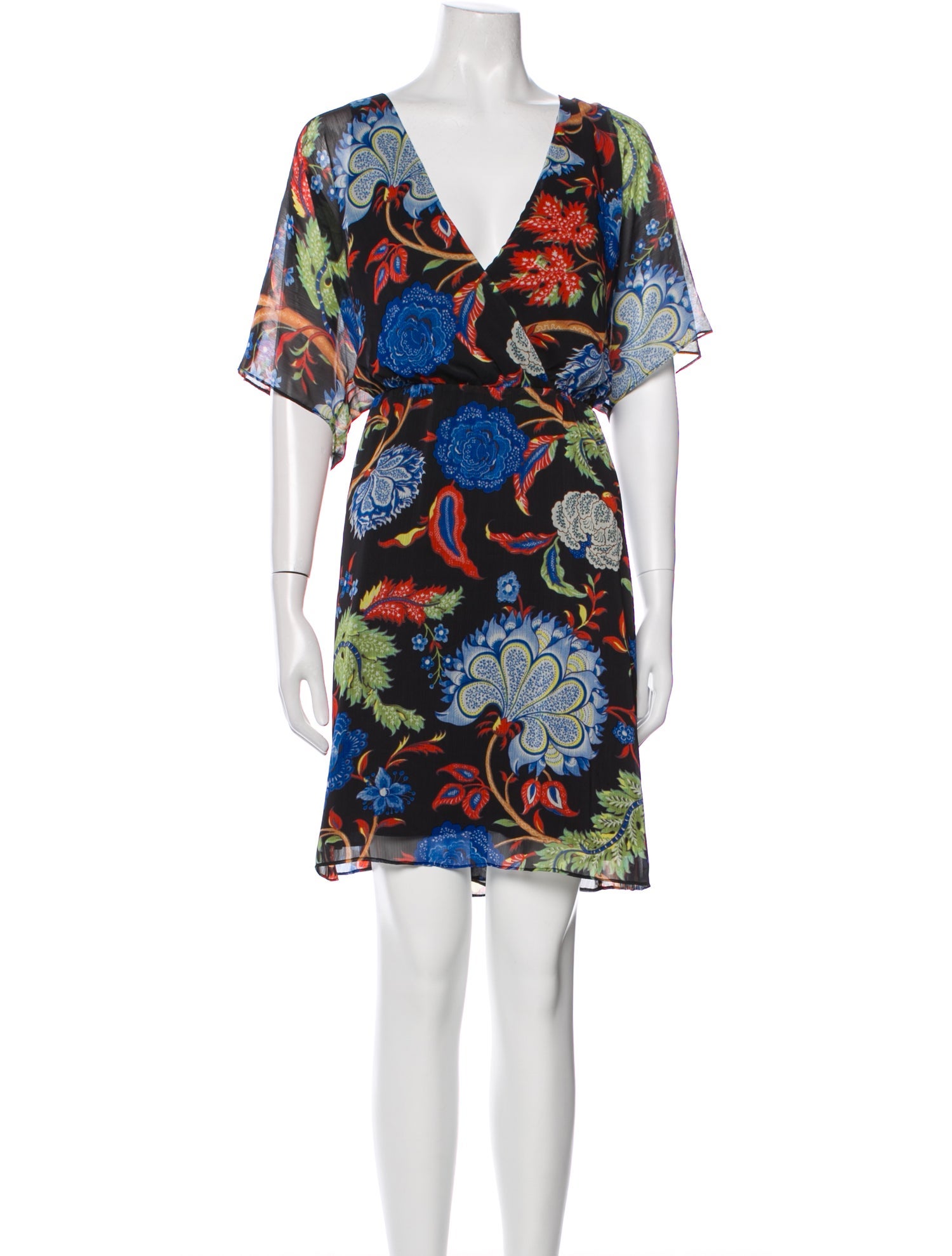 Alice + Olivia Floral Print Mini Dress w/ Tags