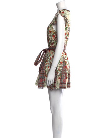 Alice + Olivia Floral Print Mini Dress