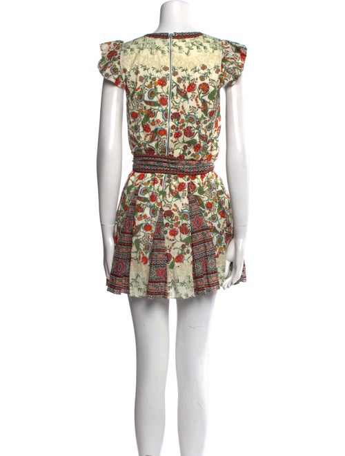 Alice + Olivia Floral Print Mini Dress