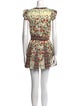 Alice + Olivia Floral Print Mini Dress