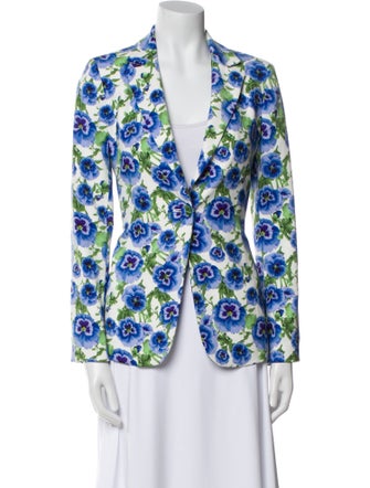 Alice + Olivia Floral Print Blazer