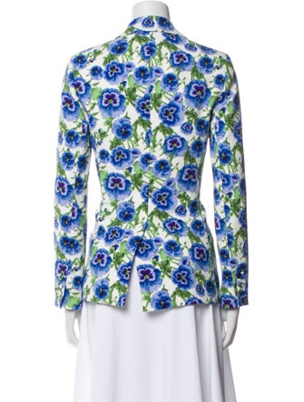 Alice + Olivia Floral Print Blazer