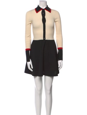 Alice + Olivia Wool Knee-Length Dress