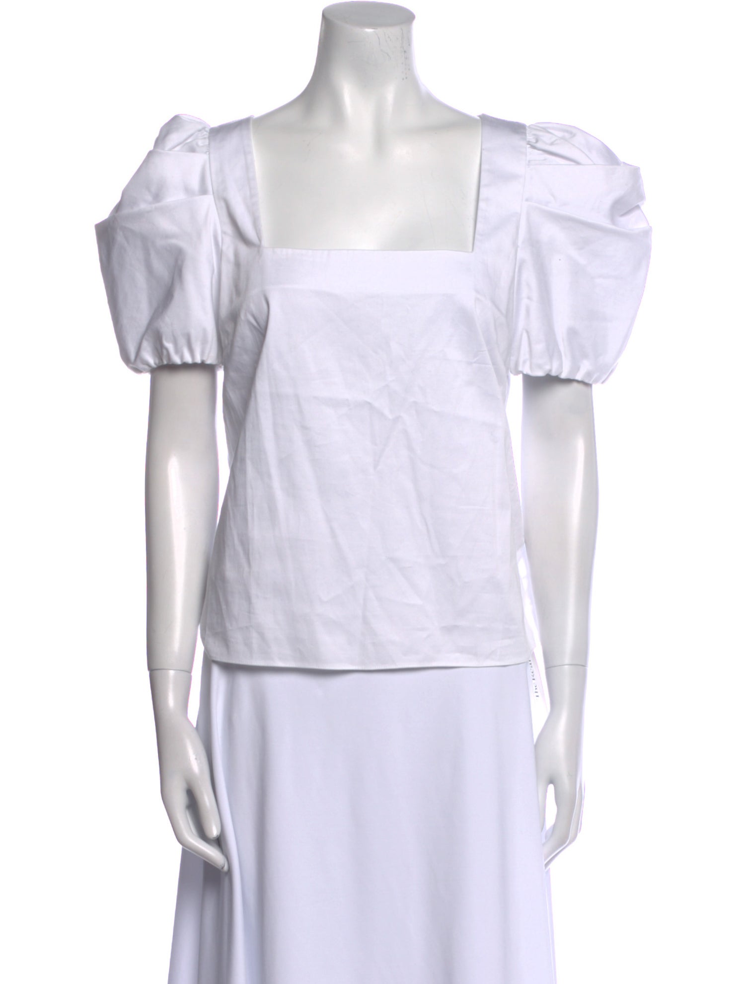 Alice + Olivia Square Neckline Short Sleeve Top