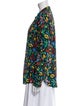 Alice + Olivia Silk Floral Print Blouse