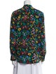 Alice + Olivia Silk Floral Print Blouse