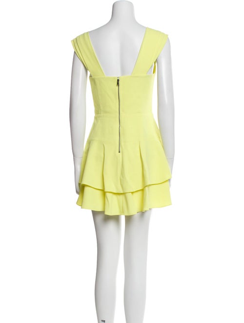 Alice + Olivia V-Neck Mini Dress