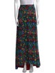 Alice + Olivia Floral Print Long Skirt