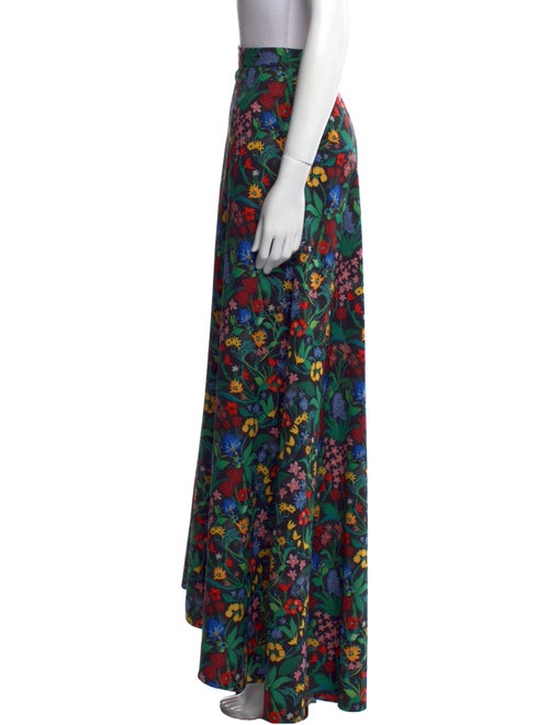Alice + Olivia Floral Print Long Skirt