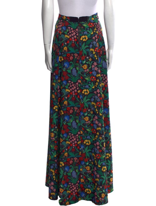 Alice + Olivia Floral Print Long Skirt