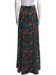 Alice + Olivia Floral Print Long Skirt