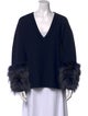 Alice + Olivia Wool V-Neck Sweater