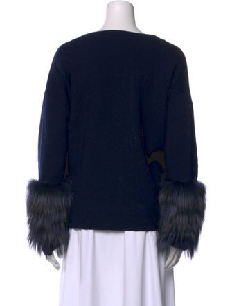 Alice + Olivia Wool V-Neck Sweater