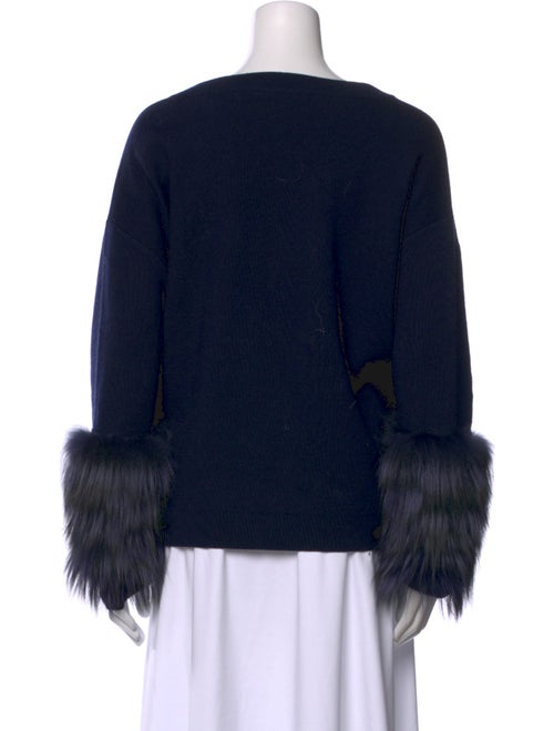 Alice + Olivia Wool V-Neck Sweater