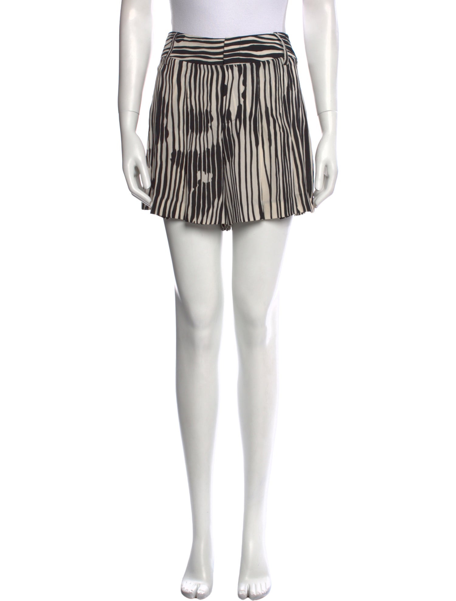 Alice + Olivia Striped Mini Shorts