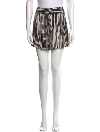 Alice + Olivia Striped Mini Shorts