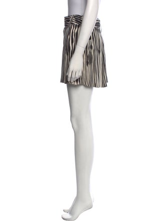 Alice + Olivia Striped Mini Shorts