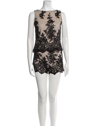 Alice + Olivia Floral Print Short Set