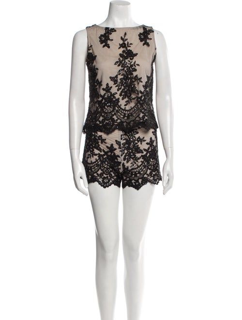 Alice + Olivia Floral Print Short Set