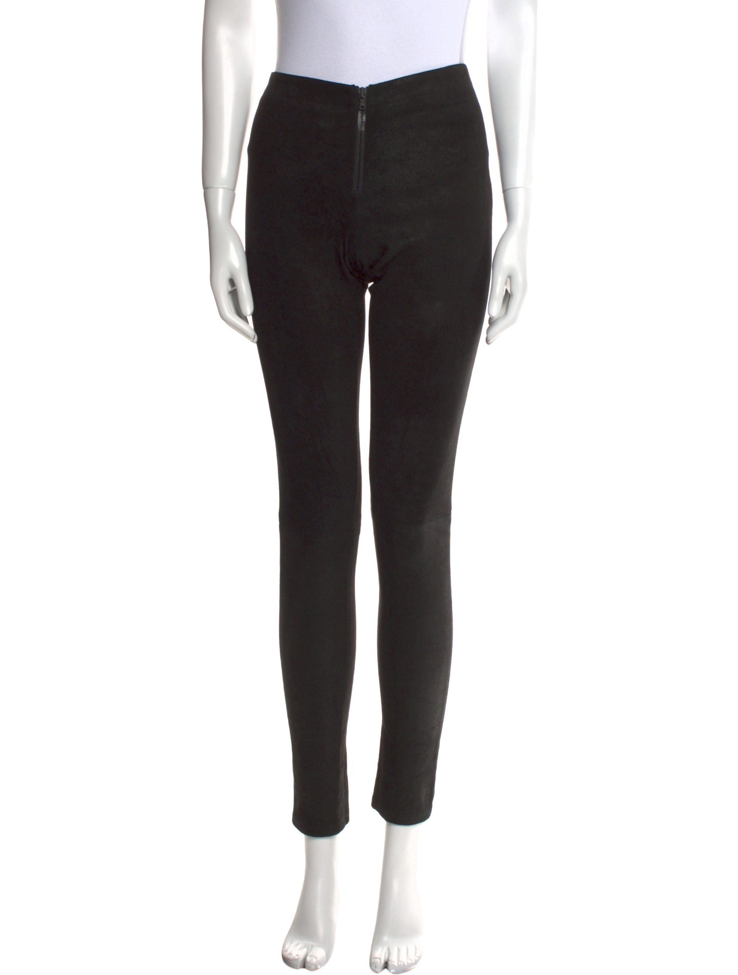 Alice + Olivia Lamb Leather Skinny Leg Pants