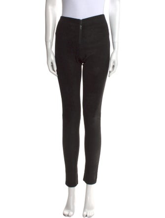Alice + Olivia Lamb Leather Skinny Leg Pants