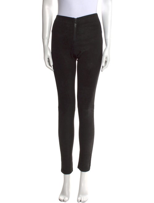 Alice + Olivia Lamb Leather Skinny Leg Pants