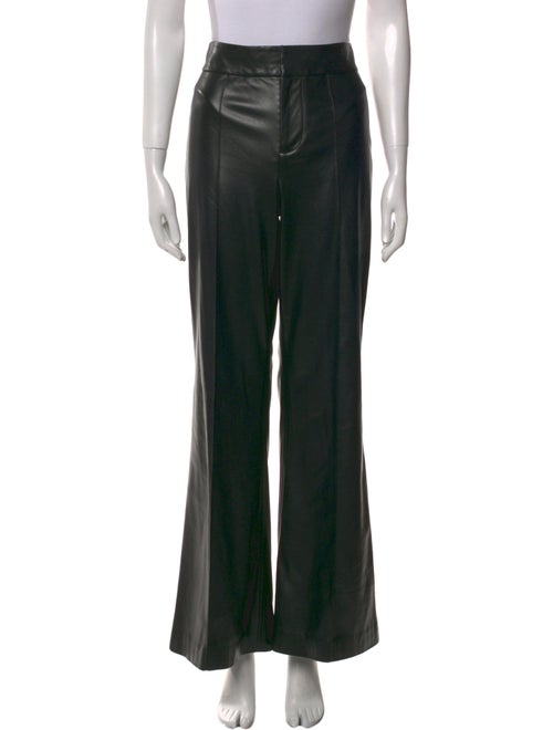 Alice + Olivia Leather Wide Leg Pants