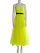 Alice + Olivia Halterneck Long Dress