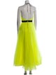 Alice + Olivia Halterneck Long Dress