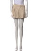 Alice + Olivia Lamb Leather Mini Shorts