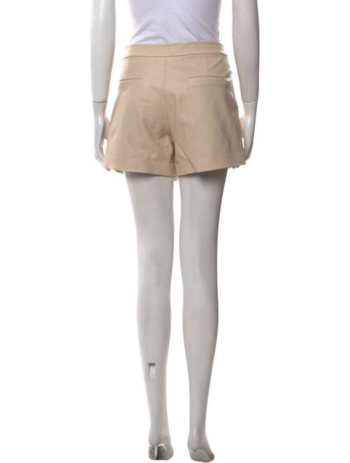 Alice + Olivia Lamb Leather Mini Shorts