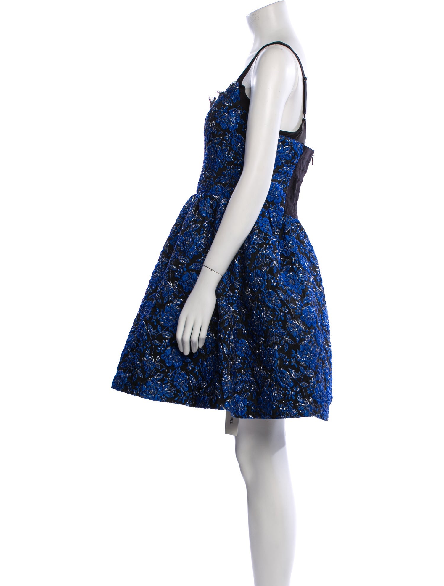 Alice + Olivia Square Neckline Mini Dress