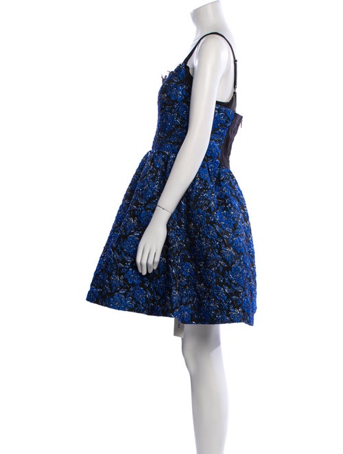 Alice + Olivia Square Neckline Mini Dress