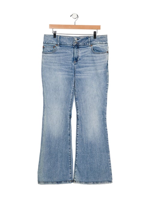 Alice + Olivia Mid-Rise Wide Leg Jeans