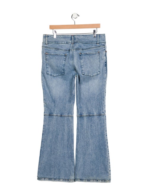 Alice + Olivia Mid-Rise Wide Leg Jeans