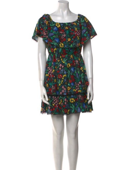 Alice + Olivia Floral Print Mini Dress