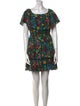 Alice + Olivia Floral Print Mini Dress