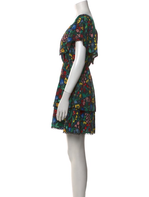 Alice + Olivia Floral Print Mini Dress