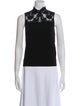 Alice + Olivia Mock Neck Sleeveless Top