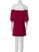 Alice + Olivia Off-The-Shoulder Mini Dress