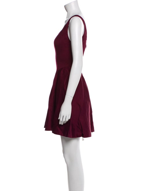 Alice + Olivia Scoop Neck Mini Dress