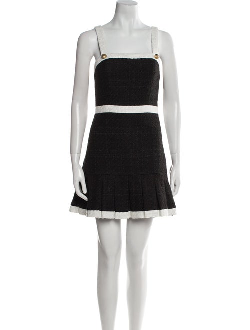 Alice + Olivia Square Neckline Mini Dress