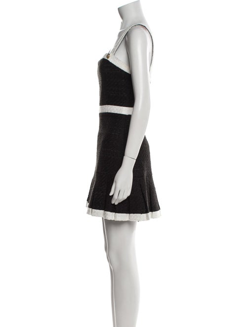 Alice + Olivia Square Neckline Mini Dress