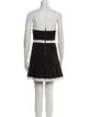 Alice + Olivia Square Neckline Mini Dress